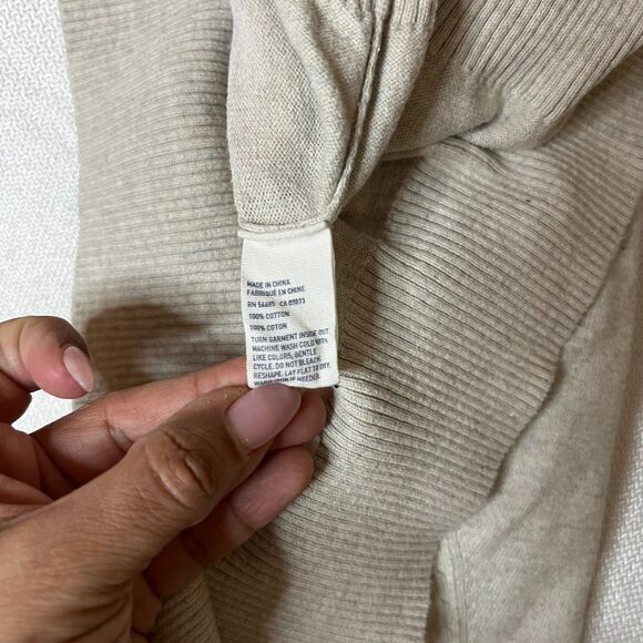 American Eagle Men’s V-Neck Cotton Sweater XL Gray Athletic Fit - Picture 9 of 11